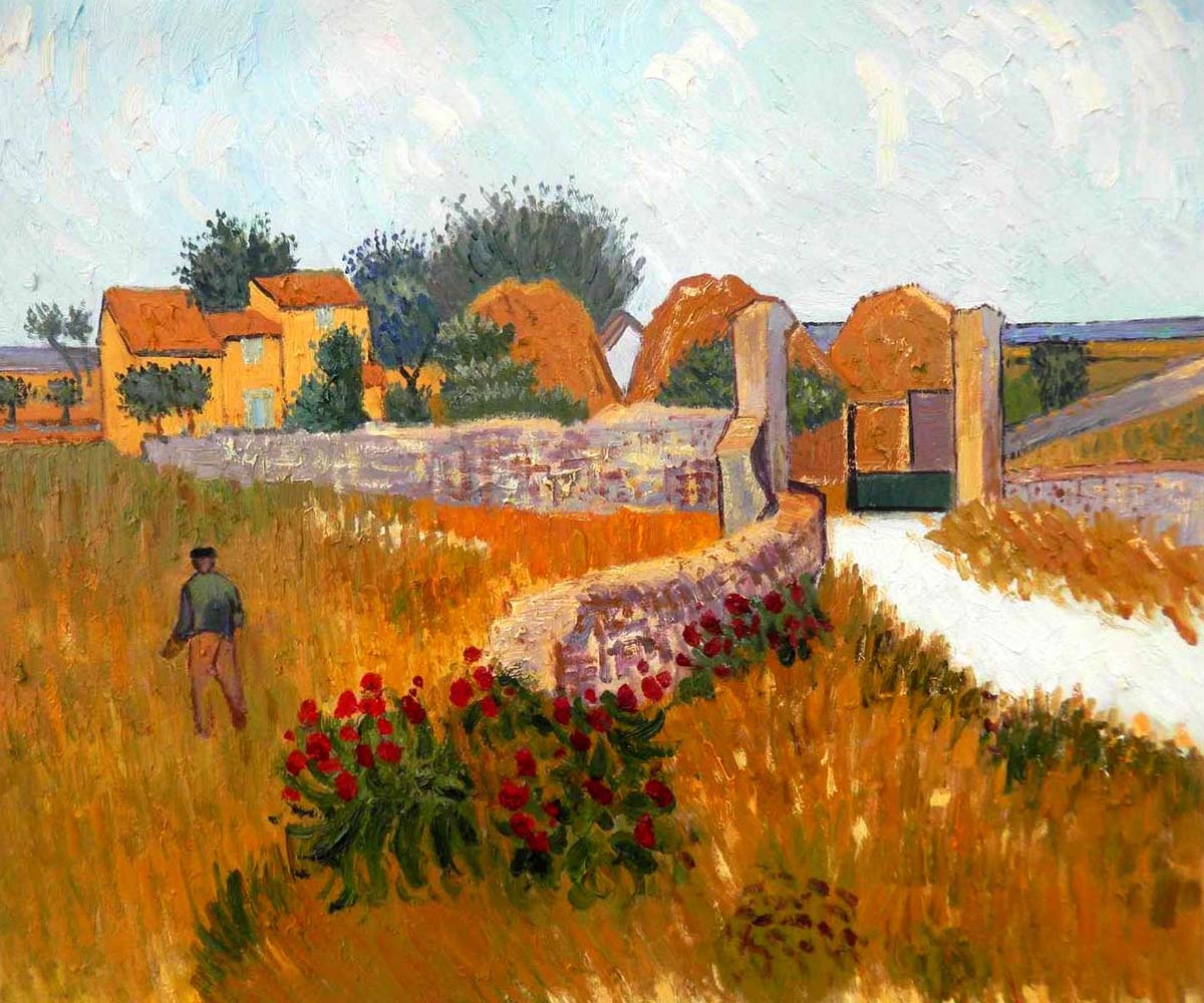 Farm House in Provence - Van Gogh Painting On Canvas